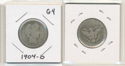 Picture of 1904-O Barber Quarter Dollar G4