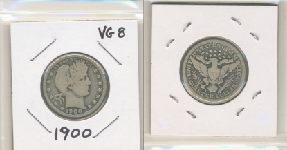 Picture of 1900 Barber Quarter Dollar F12