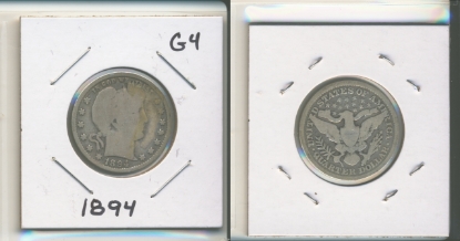 Picture of 1894 Barber Quarter Dollar G4