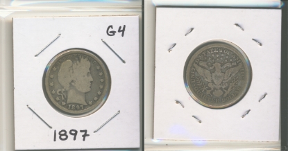 Picture of 1897 Barber Quarter Dollar G4