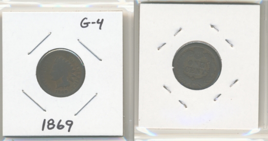 Picture of 1869 Indian Small Cent G4