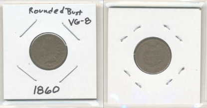 Picture of 1860 Indian Small Cent RB  VG8