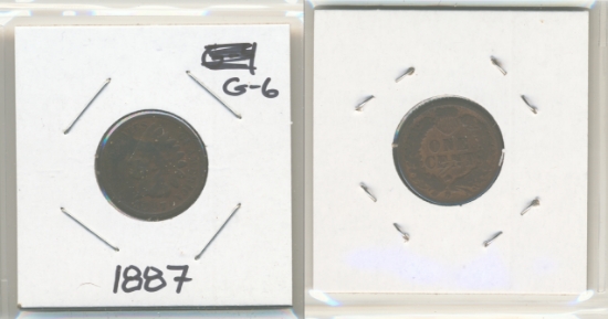 Picture of 1887 Indian Small Cent G6
