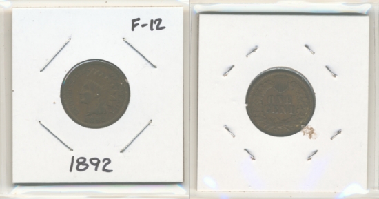 Picture of 1892 Indian Small Cent F12