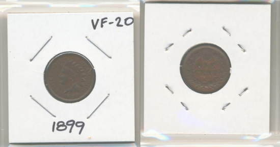 Picture of 1899 Indian Small Cent VF20