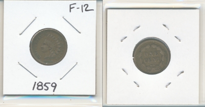 Picture of 1859 Indian Small Cent F12