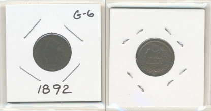 Picture of 1892 Indian Small Cent G6