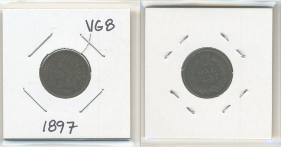 Picture of 1897 Indian Small Cent VG8