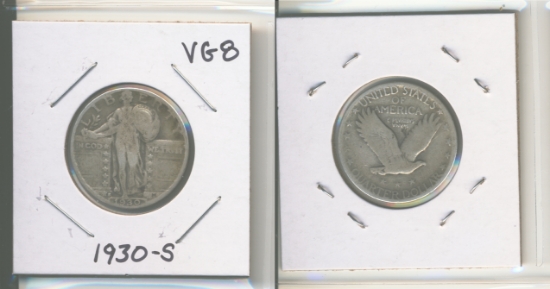 Picture of 1930-S Standing Liberty Quarter Dollar VG8
