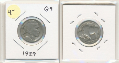 Picture of 1929 Buffalo Nickel G4