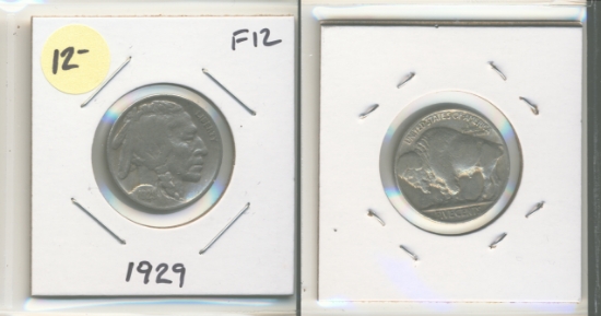 Picture of 1929 Buffalo Nickel F12