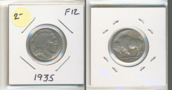 Picture of 1935 Buffalo Nickel F12