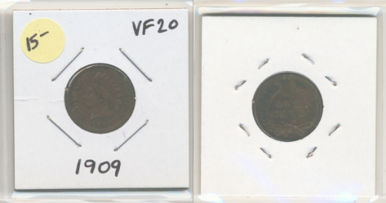 Picture of 1909 Indian Small Cent VF20